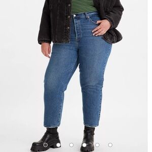 Levi’s Ribcage Straight Ankle Crop Jeans Size 20W
